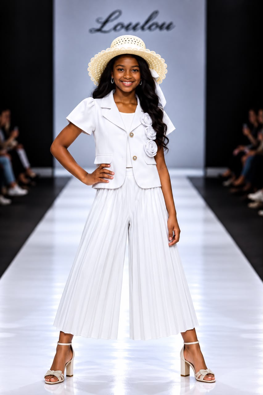 Robe Blanche Plissée